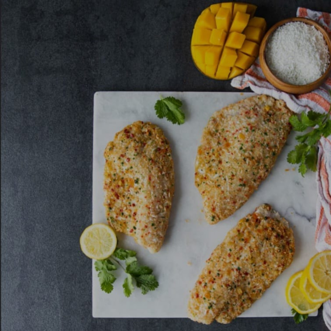 Coconut Crusted Tilapia