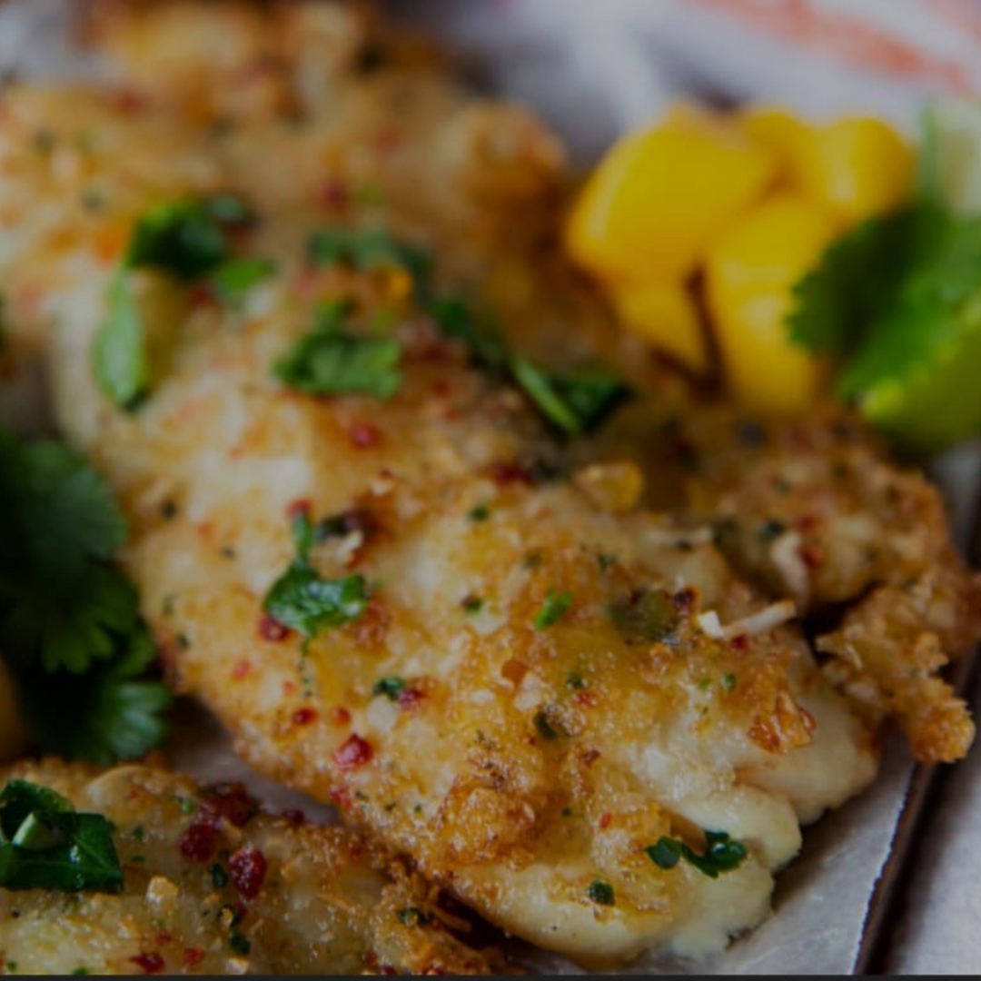 Coconut Crusted Tilapia