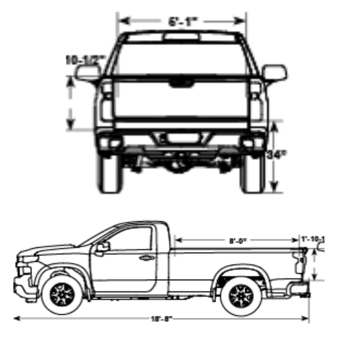 Pickup Truck - 8' U-Haul